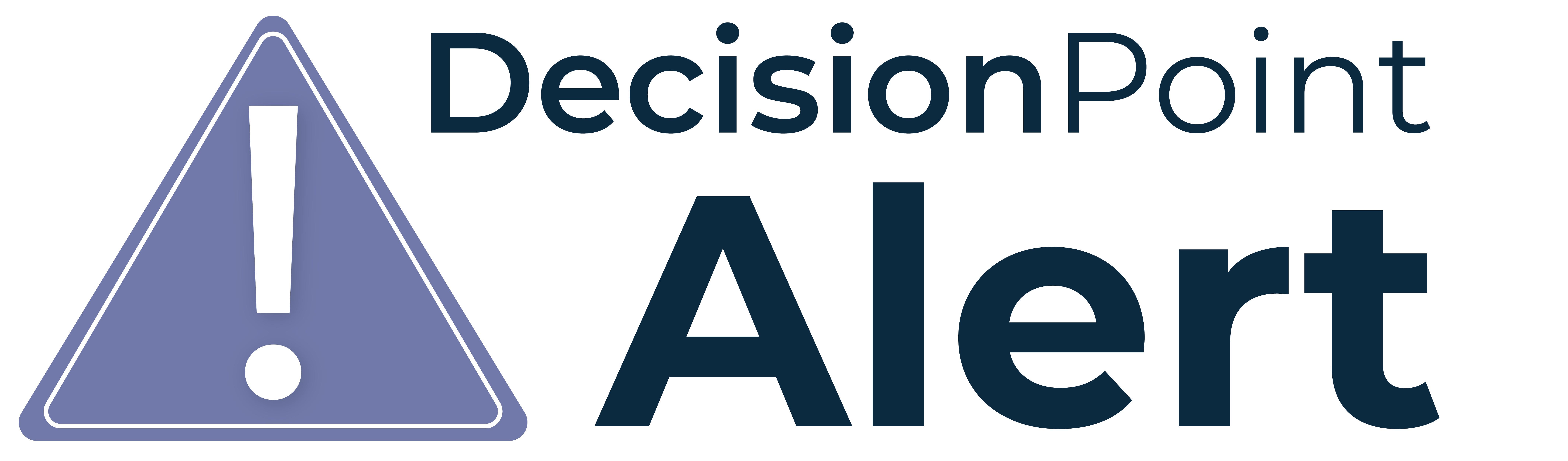 DecisionPoint Alert logo with text description